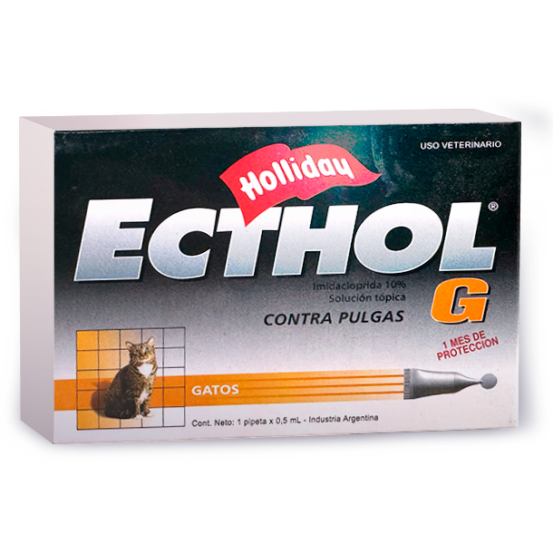 Pipeta Ecthol Gatos de Hasta 5 Kilos