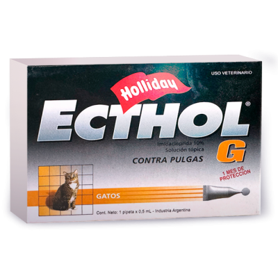 Ecthol 2 a 5 kilos pipeta gato