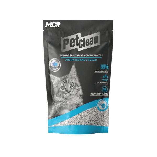 Arena sanitaria pet clean 15 kilos