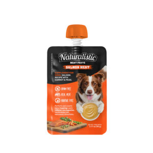 Compota Perros Pasta Sabor Salmón Naturalistic 90 Gramos