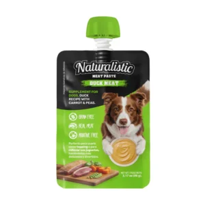 Compota Perros Sabor Carne de Pato Naturalistic 90 Gramos