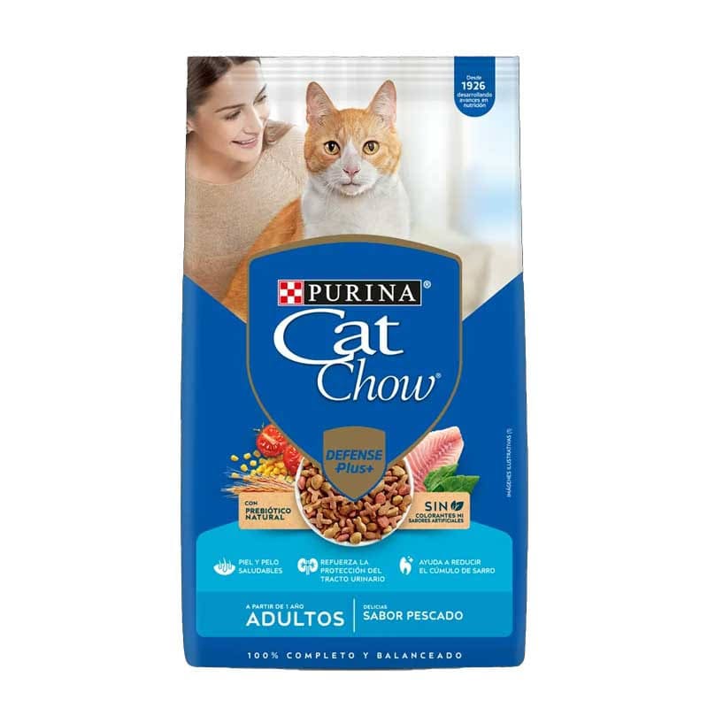 Alimento Cat Chow Adultos Pescado 8 Kilos