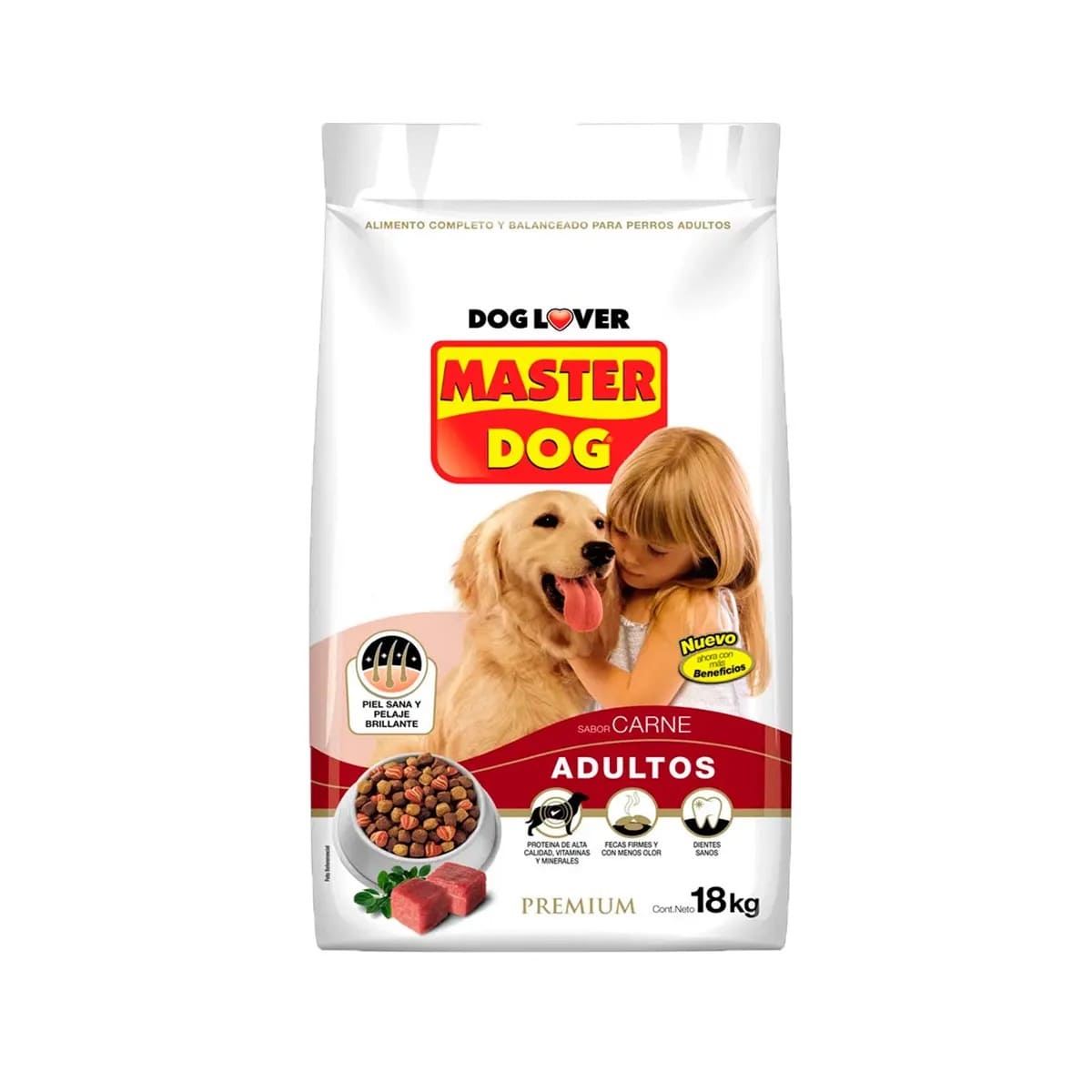 Master Dog Adulto Sabor Carne 18 Kilos